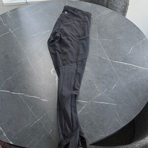Lululemon black running leggings size 4